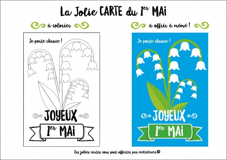 la jolie carte du 1er mai